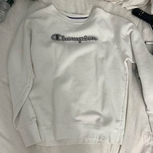 white champion crew neck